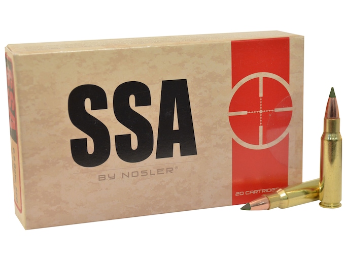 Silver State Armory Ammunition 6.8mm Remington SPC 85 Grain Nosler E-Tip Box of 20