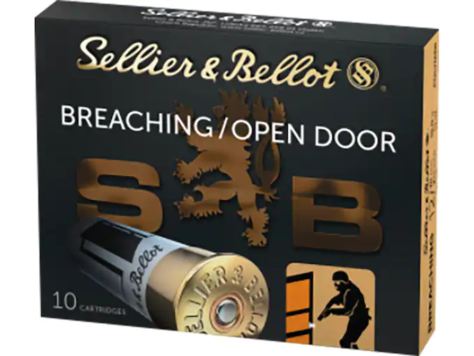 Sellier & Bellot Breaching Ammunition 12 Gauge 2-3/4" 1/2 oz Polymer Encapsulated Lead Shot Box of 10