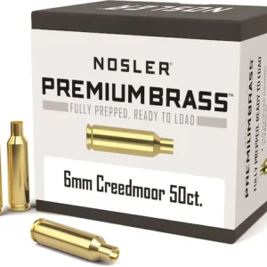 Nosler Custom Brass 6mm Creedmoor Box of 50