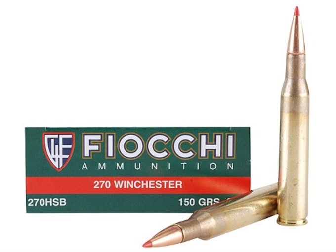 Fiocchi Extrema Ammunition 270 Winchester 150 Grain Hornady SST Box of 20