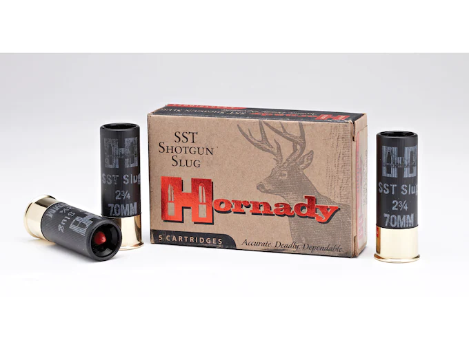 Hornady SST Ammunition 12 Gauge 2-3/4" 300 Grain FTX Sabot Slug Box of 5