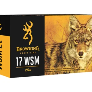 Browning BPR Ammunition 17 Winchester Super Magnum 25 Grain PolyTip Box of 50