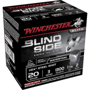 Winchester Blind Side Ammunition 20 Gauge 3" 1-1/16 oz Non-Toxic Steel Shot