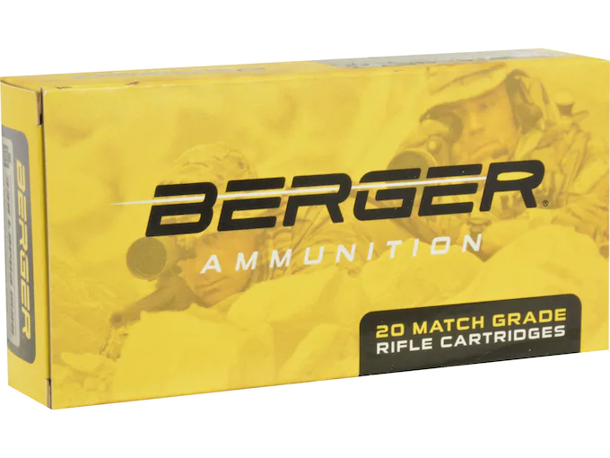 Berger Match Grade Ammunition 300 Norma Magnum 230 Grain Hybrid OTM Tactical Box of 20
