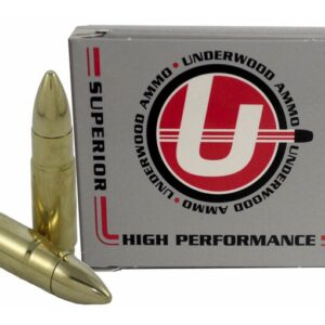 Underwood Ammunition 458 SOCOM 300 Grain Lehigh Match Solid Lead-Free Box of 20
