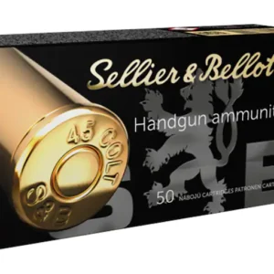 Sellier & Bellot Ammunition 45 Colt (Long Colt) 250 Grain Flat Nose Box of 50