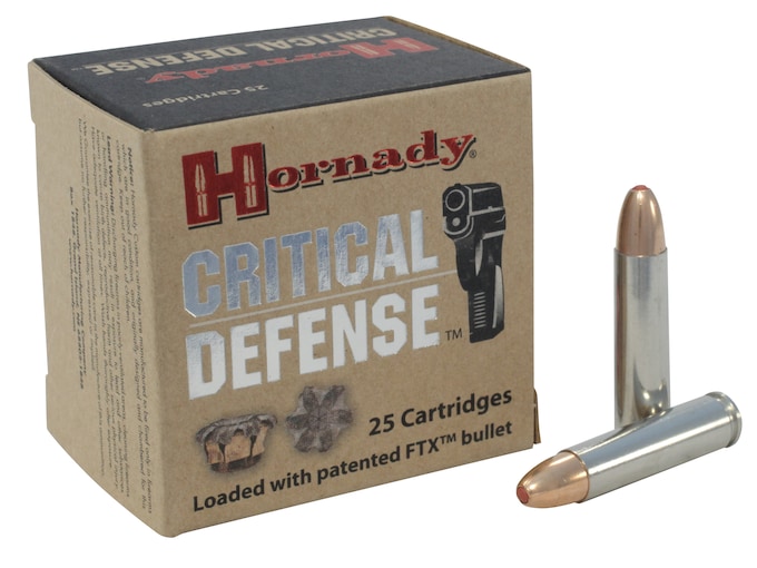 Hornady Critical Defense Ammunition 30 Carbine 110 Grain FTX Box of 25