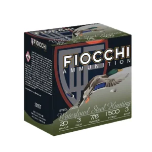 Fiocchi High Speed Steel Ammunition 20 Gauge 3" 7/8 oz #3 Non-Toxic Steel Shot