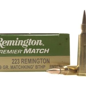 Remington Premier Match Ammunition 223 Remington 69 Grain Sierra Matchking Hollow Point Box of 20
