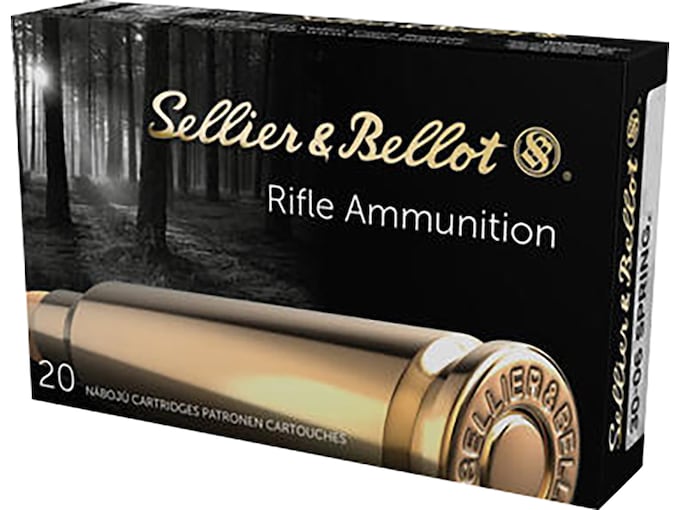 Sellier & Bellot Ammunition 30-06 Springfield 147 Grain Full Metal Jacket