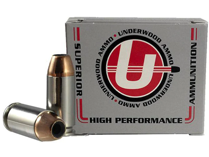 Underwood Ammunition 40 S&W 150 Grain Jacketed Hollow Point Box of 20