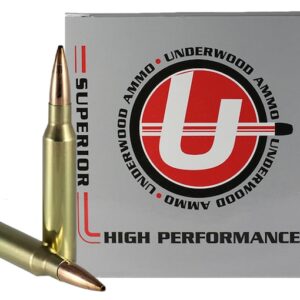 Underwood Match Grade Ammunition 338 Lapua Magnum 300 Grain Hollow Point Boat Tail Box of 10