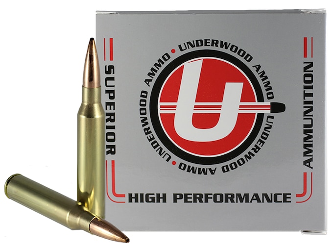 Underwood Match Grade Ammunition 338 Lapua Magnum 300 Grain Hollow Point Boat Tail Box of 10