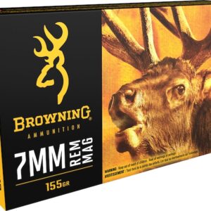 Browning BXC Controlled Expansion Ammunition 7mm Remington Magnum 155 Grain Terminal Tip Box of 20