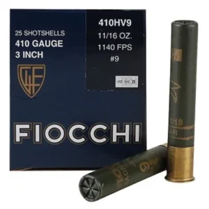 Fiocchi High Velocity Ammunition 410 Bore 3" 11/16 oz #9 Shot Box of 25
