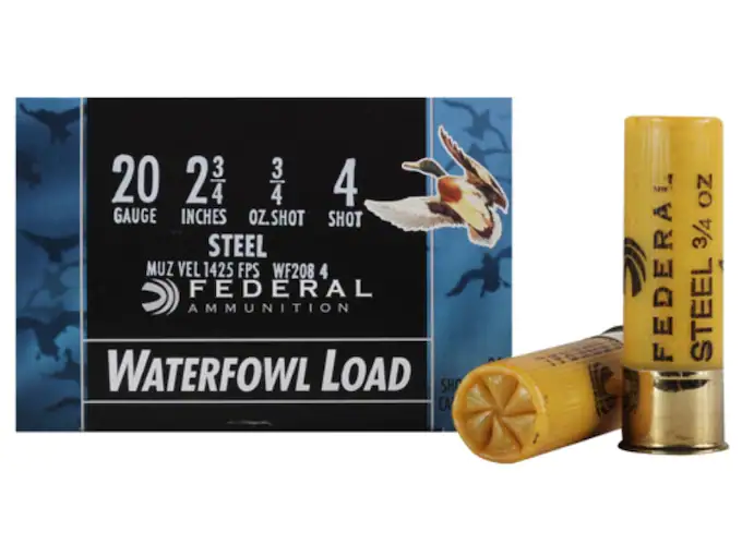 Federal Speed-Shok Ammunition 20 Gauge Non-Toxic Steel Shot