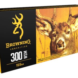 Browning BXR Rapid Expansion Ammunition 300 Winchester Short Magnum (WSM) 155 Grain Matrix Tip Box of 20