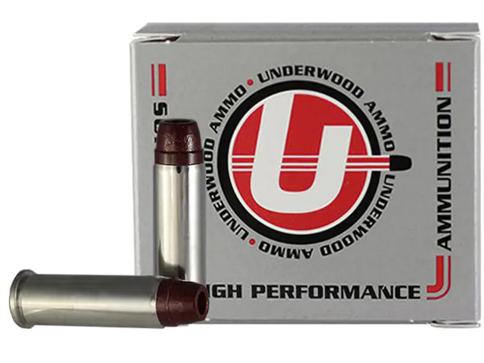 Underwood Ammunition 38 Special +P 158 Grain Lead Semi-Wadcutter Hollow Point Gas Check Box of 20