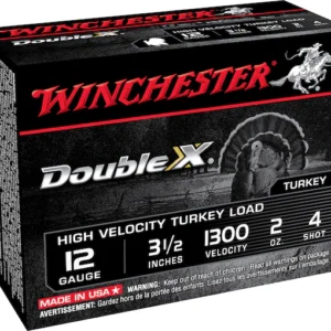 Winchester Double X Turkey Ammunition 12 Gauge 3-1/2" 2 oz #4 Copper Plated Shot Box of 10
