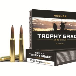 Nosler Trophy Grade Ammunition 30-06 Springfield 150 Grain Partition Box of 20
