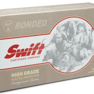 Swift High Grade Dangerous Game Hunting Ammunition 404 Jeffery 400 Grain Swift A-Frame Box of 20