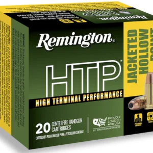 Remington High Terminal Performance (HTP) Ammunition 38 Special +P 110 Grain Semi-Jacket Hollow Point