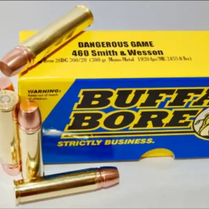 Buffalo Bore Dangerous Game Ammunition 460 S&W Magnum 300 Grain Lehigh Mono-Metal Lead-Free Box of 20