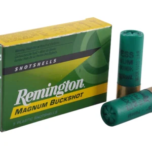 Remington Express Magnum Ammunition 12 Gauge 3" 000 Buckshot 10 Pellets Box of 5