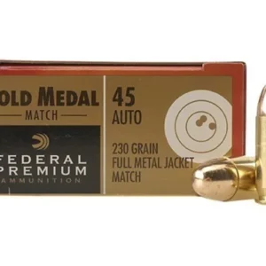 Federal Premium Gold Medal Match Ammunition 45 ACP 230 Grain Full Metal Jacket Box of 50