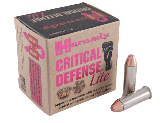Hornady Critical Defense Lite Ammunition 38 Special 90 Grain FTX Box of 25