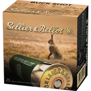 Sellier & Bellot Ammunition 12 Gauge 2-3/4" 00 Buckshot 12 Pellets