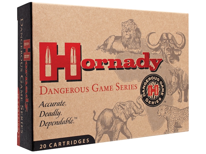 Hornady Dangerous Game Ammunition 375 Ruger 300 Grain DGX Bonded Box of 20