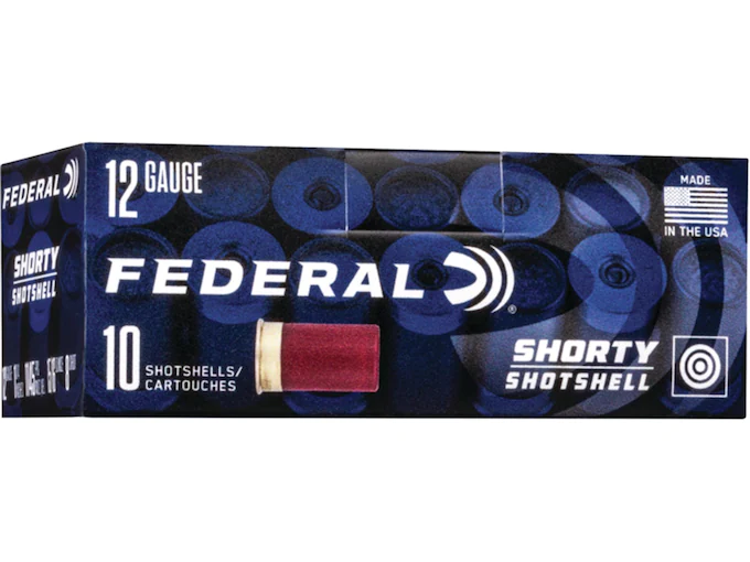 Federal Shorty Shotshell Ammunition 12 Gauge 1-3/4" 15/16 oz #8 Shot Box of 10