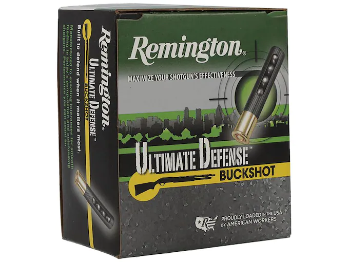 Remington Ultimate Defense Ammunition 410 Bore 3" 000 Buckshot 5 Pellets Box of 15