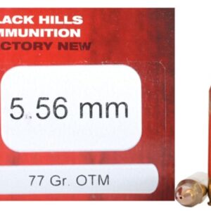 Black Hills Ammunition 5.56x45mm NATO 77 Grain Sierra MatchKing Hollow Point