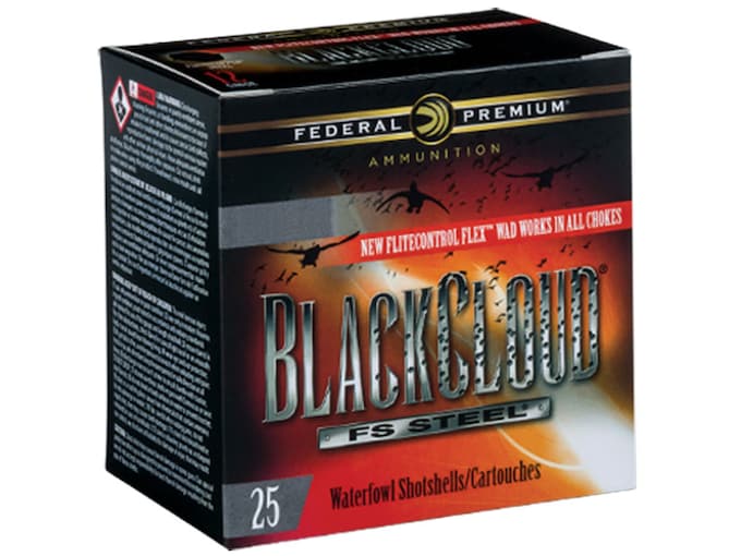 Federal Premium Black Cloud Ammunition 10 Gauge 3-1/2" 1-5/8 oz Non-Toxic FlightStopper Steel Shot