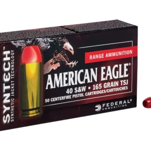 Federal Syntech Range Ammunition 40 S&W 165 Grain Total Synthetic Jacket