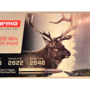 Norma Ammunition 308 Winchester 150 Grain Jacketed Soft Point Box of 20