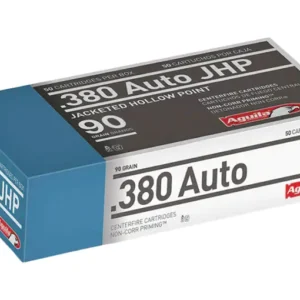 Aguila Ammunition 380 ACP 90 Grain Jacketed Hollow Point Box of 50
