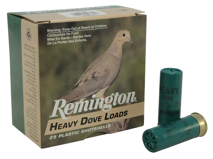 Remington Heavy Dove Ammunition 12 Gauge 2-3/4" 1-1/8 oz