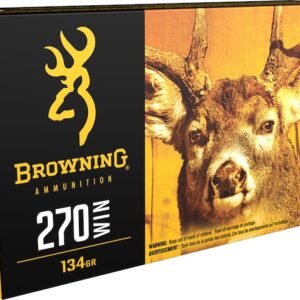 Browning BXR Rapid Expansion Ammunition 270 Winchester 134 Grain Matrix Tip Box of 20