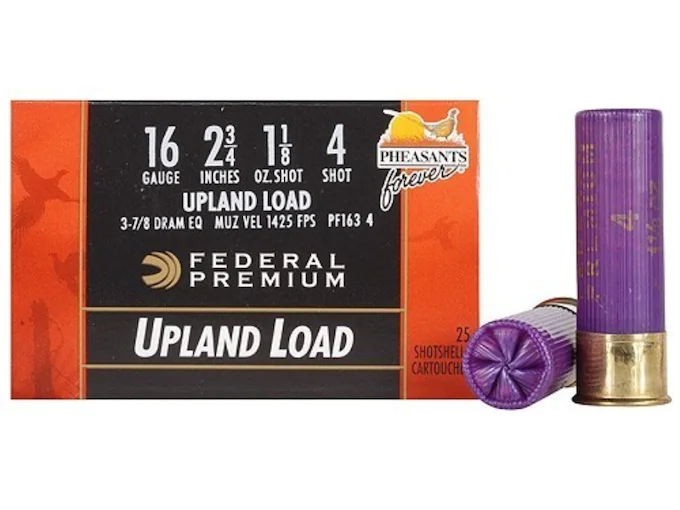 Federal Premium Wing-Shok Ammunition 16 Gauge 2-3/4" 1-1/8 oz Buffered Copper Plated Shot
