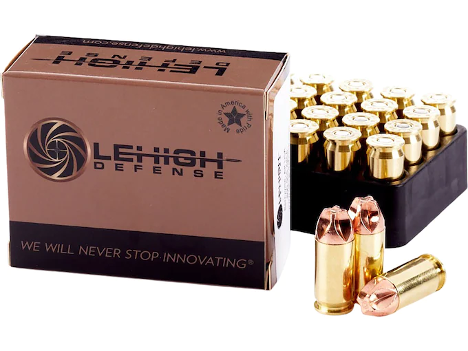 Lehigh Defense XD Ammunition 45 ACP 135 Grain Xtreme Defense Lead Free Box of 20