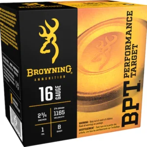 Browning BPT Target Ammunition 16 Gauge 2-3/4" 1 oz #8 Shot