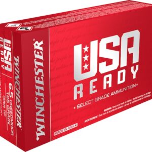 Winchester USA Ready Ammunition 6.5 Creedmoor 125 Grain Open Tip