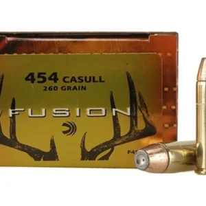 Federal Fusion Ammunition 454 Casull 260 Grain Bonded Jacketed Hollow Point Box of 20