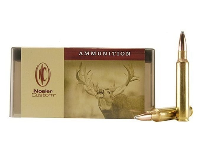Nosler Custom Ammunition 338 Remington Ultra Magnum 250 Grain Partition Spitzer Box of 20