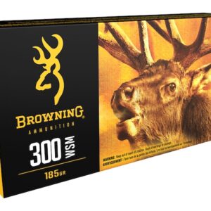 Browning BXC Controlled Expansion Ammunition 300 Winchester Short Magnum (WSM) 185 Grain Terminal Tip Box of 20