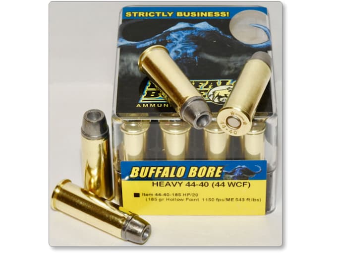 Buffalo Bore Ammunition 44-40 WCF 185 Grain Hollow Point Box of 20