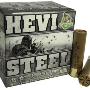 Hevi-Shot Hevi-Steel Waterfowl Ammunition 12 Gauge 3-1/2" 1-3/8 oz #3 Non-Toxic Shot